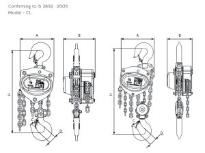 Chain-pulley-block