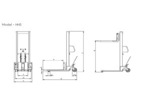 Hydraulic-hand-stacker