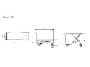 Hydraulic-scissor-table