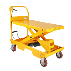 Hydraulic scissor table